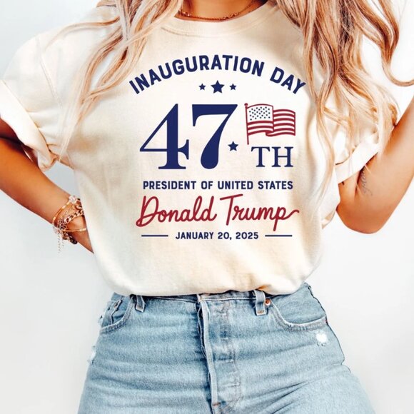 Inauguration Day 47th President of United States Donald Trump 2025 T-Shirt - Picture 1 of 1